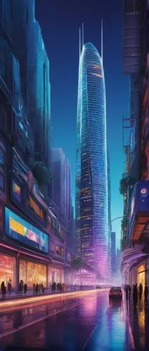 guangzhou,cybercity,cybertown,shanghai,futuristic landscape,cityscape,fantasy city,cyberport,megapolis,chongqing,colorful city,shangai,business district,megacorporations,city scape,cyberpunk,shenzhen,chengli,cityzen,coruscant,Illustration,Realistic Fantasy,Realistic Fantasy 31