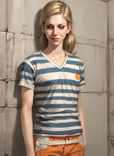 girl in t-shirt,clementine,polo shirt,eleven,blonde woman,portrait of a girl,female doctor,digital painting,portrait background,the girl's face,girl with gun,girl portrait,blonde girl,lori,young woman,girl in overalls,girl with a gun,blond girl,ken,artist portrait,Digital Art,Comic