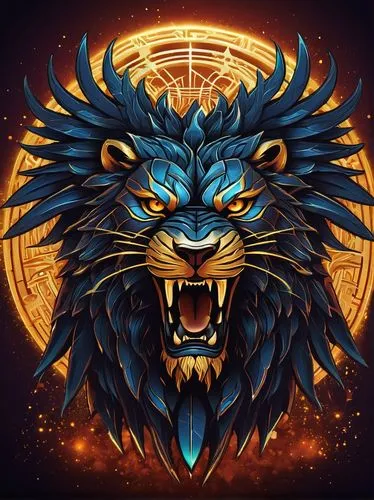 zodiac sign leo,lion,lion - feline,lion head,zodiac sign gemini,panthera leo,lion number,skeezy lion,forest king lion,vector illustration,masai lion,lion capital,lion father,lion's coach,leo,african lion,lions,jaguar,male lion,female lion,Illustration,Retro,Retro 05