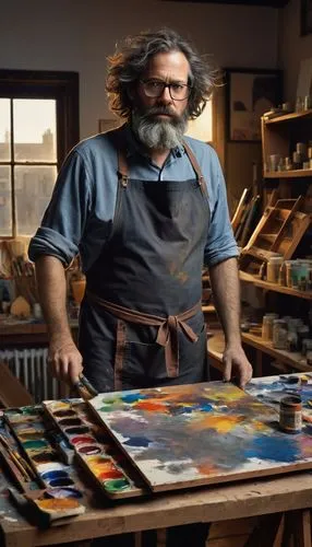 painting technique,craftsman,italian painter,glass painting,artist portrait,art tools,artisan,leonardo devinci,sculptor ed elliott,art dealer,meticulous painting,painter,shoemaker,metalsmith,fire artist,luthier,blacksmith,woodworker,tinsmith,drawing course,Illustration,Vector,Vector 12