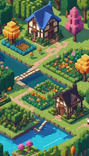 resort town,aurora village,farms,summer cottage,farm,country estate,villages,farm set,rural,farmstead,tileable,pony farm,spa town,resort,farm house,alpine village,farm yard,bee farm,mountain village,idyllic,Unique,Pixel,Pixel 01