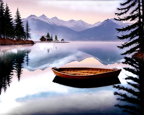 boat landscape,wooden boat,old wooden boat at sunrise,row boat,wooden boats,rowing boat,calm waters,canoes,calm water,landscape background,rowboat,canoeing,tranquility,canoe,rowboats,beautiful lake,paddle boat,water boat,tranquillity,stillness,Illustration,Japanese style,Japanese Style 21