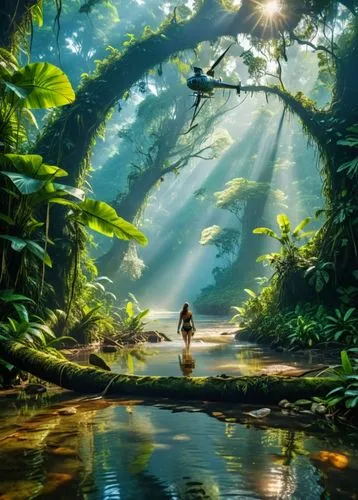 world digital painting,rainforest,rainforests,fantasy picture,tropical forest,amazonian,amazonas,beautiful wallpaper,dagobah,neotropical,jungle,tarzan,rain forest,verdant,tropical jungle,full hd wallpaper,nature background,paraiso,nature wallpaper,vietnam,Photography,General,Realistic