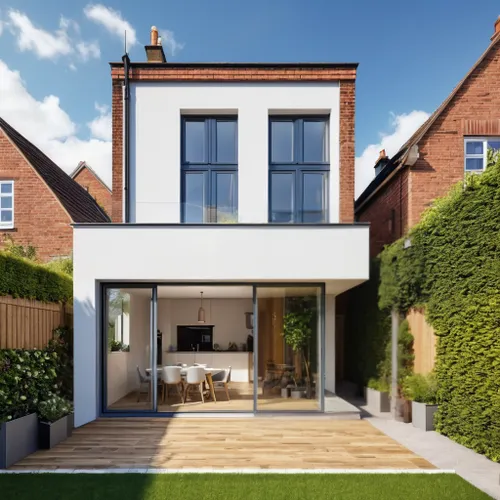 porch and stairs to upper floor,sand-lime brick,house insurance,frame house,modern house,brick house,core renovation,residential property,home fencing,heat pumps,housebuilding,estate agent,garden elev