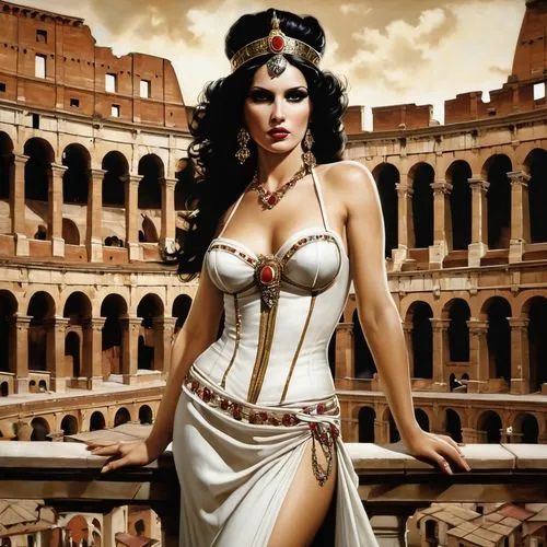 rome 2,themyscira,poppaea,messalina,ancient rome,hippolyta,Illustration,Realistic Fantasy,Realistic Fantasy 10