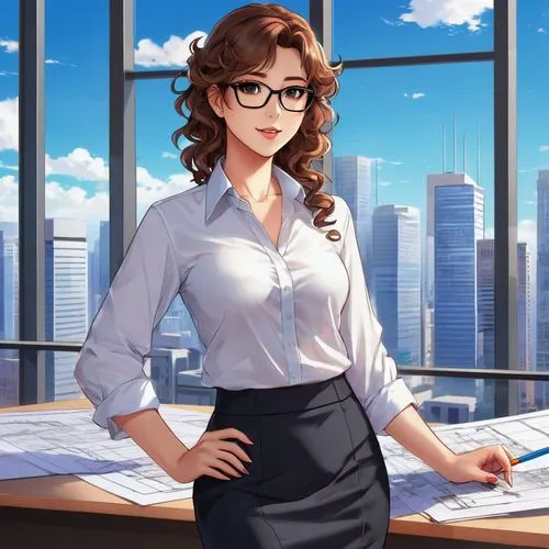 secretarial,secretary,business girl,ritsuko,businesswoman,business woman,secretaria,fujiko,office worker,librarian,secretaries,asahina,business women,business angel,stefanovich,secretariats,schoolteacher,blur office background,headmistress,kirienko,Illustration,Japanese style,Japanese Style 03