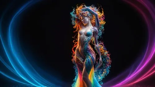 neon body painting,firedancer,apophysis,fire dancer,aura,the enchantress,sorceress,fractalius,opal,earth chakra,prismatic,psychedelic art,dryad,andromeda,flame spirit,light drawing,nebula guardian,spectra,aquarius,light art