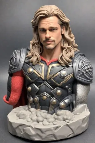 hanhardt,figurine,3d figure,marvel figurine,thor,thorleif,Digital Art,Clay