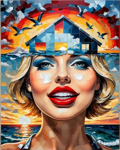 girl-in-pop-art,oil painting on canvas,cool pop art,modern pop art,pop art style,pop art woman,kaleidoscope art,art painting,oil on canvas,painting technique,oil painting,glass painting,psychedelic art,world digital painting,pop art girl,popart,blonde woman,david bates,pop art,effect pop art,Conceptual Art,Oil color,Oil Color 24