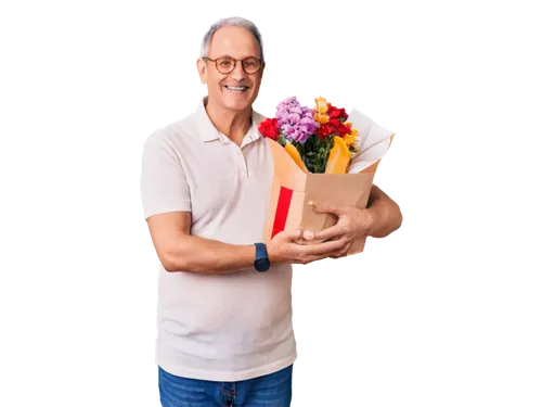 flowers png,holding flowers,with a bouquet of flowers,estern,portrait background,semiretirement,abuelo,father's day gifts,dor with flowers,felicitate,viswanathan,keeravani,florist,bouquets,elderly man,rose png,istock,admirer,happy father's day,a gift,Photography,General,Cinematic