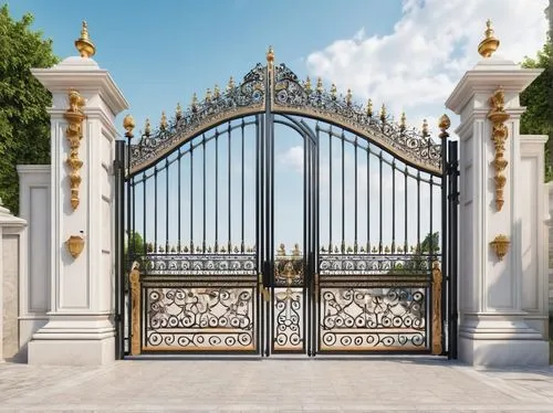 gated,fence gate,ornamental dividers,front gate,gates,metal gate,iron gate,wood gate,gate,stone gate,wrought iron,heaven gate,gateway,gold stucco frame,farm gate,entranceways,victory gate,garden door,tori gate,worldgate,Photography,General,Realistic