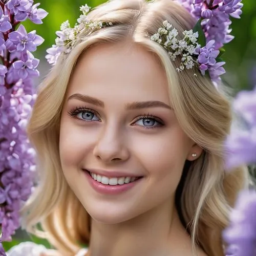 lilac blossom,beautiful girl with flowers,lilac flower,lilac flowers,flowers png,white lilac,girl in flowers,lilacs,lilac bouquet,golden lilac,common lilac,flower background,daphne flower,lilac tree,lavender flowers,floral background,portrait background,syringa,precious lilac,lavender flower,Photography,General,Realistic