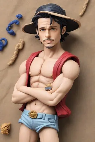 filoni,model train figure,claymation,joestar,3d figure,game figure,Digital Art,Clay