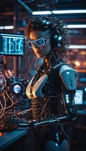 cybersmith,cyberdog,cyberia,cyberangels,cyborg,technological,cyberian,cyberpunk,cyber glasses,arktika,technologist,cyberpunks,cybernet,futuristic,synth,cyberpatrol,alita,ripley,girl at the computer,cybertrader,Conceptual Art,Sci-Fi,Sci-Fi 09