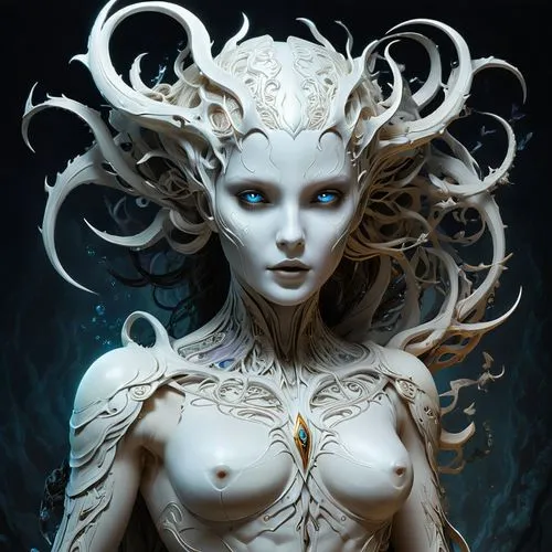 dryads,dryad,medusa,priestess,enchantress,undine,the enchantress,unseelie,fathom,blue enchantress,witchblade,demoness,naiad,vodun,eldritch,vespertine,sirene,gorgon,white lady,sorceress,Unique,Design,Character Design