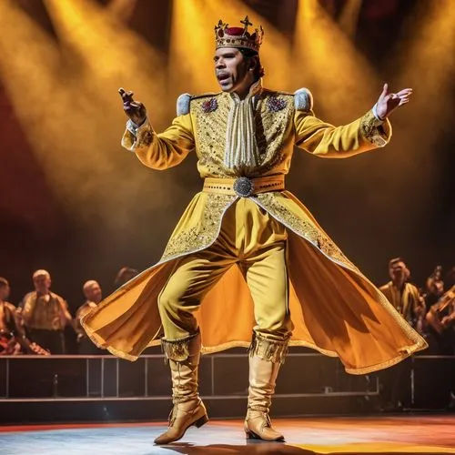 las vegas entertainer,cirque du soleil,great as a stilt performer,king lear,genghis khan,shaolin kung fu,circus show,puy du fou,ringmaster,pantomime,sultan,jester,ballet don quijote,cirque,king david,circus,aladin,waldbühne,solo entertainer,theatrical,Photography,General,Realistic