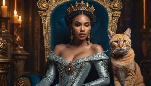 kittani,regal,noblewoman,teairra,cleopatra,abyssinian,kat,cersei,monifa,gatra,emperatriz,esmeralda,tiana,olatunbosun,bengal,teferi,irisa,archduchess,kalinda,fantasy portrait,Photography,General,Fantasy