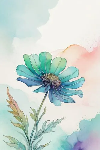 watercolor floral background,watercolor flower,blue chrysanthemum,watercolour flower,chrysanthemum background,cornflower,watercolor flowers,flower background,windflower,blue flower,watercolour flowers,blue daisies,watercolor background,helianthus,meconopsis,blu flower,floral background,watercolor blue,aster,anemone,Illustration,Abstract Fantasy,Abstract Fantasy 02