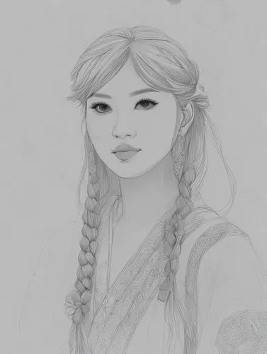 mulan,ao dai,princess anna,rapunzel,girl drawing,elsa,arang,lotus art drawing,merida,fairy tale character,moana,rose drawing,jasmine,princess sofia,fantasy portrait,pocahontas,digital drawing,celtic queen,girl portrait,elven,Design Sketch,Design Sketch,Character Sketch