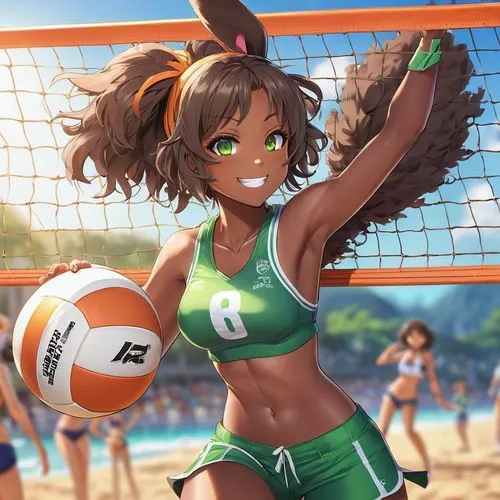 volleyball player,volleyball,beach volleyball,volley,setter,beach sports,footvolley,volleyball net,volleyball team,sports girl,beach defence,beach soccer,playing sports,handball player,soccer player,erball,honmei choco,wall & ball sports,honolulu,sports,Illustration,Japanese style,Japanese Style 03