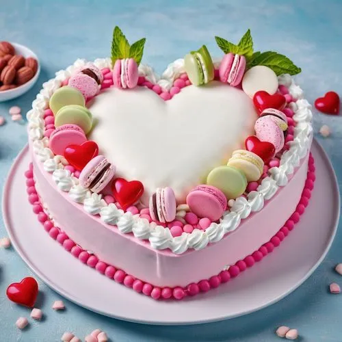 strawberry cake,heart marshmallows,heart candy,heart candies,a cake,strawberries cake,Photography,General,Realistic