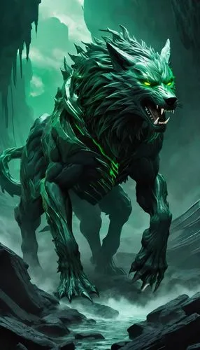 patrol,green dragon,posavac hound,druid,cleanup,werewolf,supernatural creature,argus,leopard's bane,werewolves,forest dragon,dragon of earth,howling wolf,northrend,rotglühender poker,green goblin,wyrm,water creature,minotaur,flesh eater,Conceptual Art,Fantasy,Fantasy 02