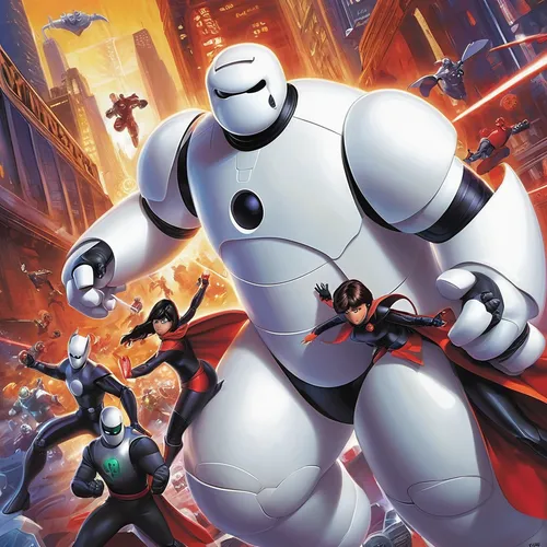 disney baymax,baymax,robotics,robots,cg artwork,sci fiction illustration,stormtrooper,action-adventure game,cybernetics,robot combat,droid,imax,marvel comics,compans-cafarelli,robotic,sci fi,film poster,game illustration,rescuers,industrial robot,Conceptual Art,Fantasy,Fantasy 20