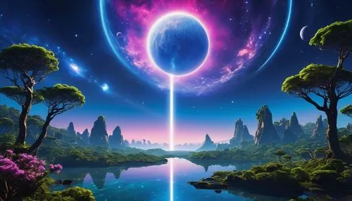 alien world,alien planet,futuristic landscape,fantasy landscape,beautiful wallpaper,planetaria,fantasy picture,planet,planet alien sky,rift,samsung wallpaper,earthlike,portal,moon and star background,space art,fantasia,orb,earth rise,auroral,dream world,Photography,General,Realistic