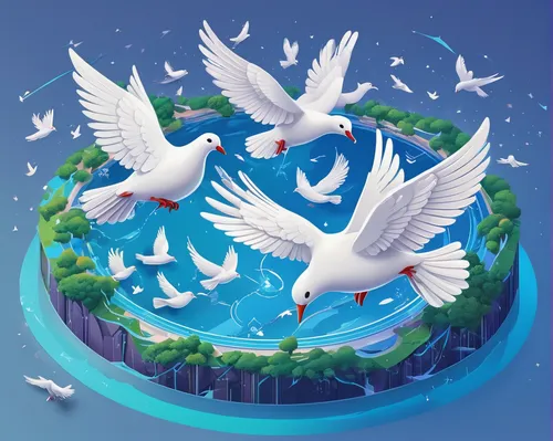 dove of peace,doves of peace,peace dove,migratory birds,constellation swan,water birds,swan lake,pigeons and doves,twitter logo,migratory bird,birds in flight,doves and pigeons,bird migration,birds flying,bird bath,bird kingdom,flying birds,flower and bird illustration,bird bird kingdom,water bird,Unique,3D,Isometric