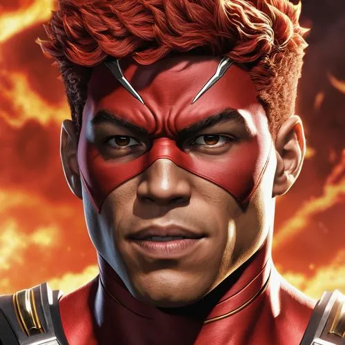 firestorm,hellstrom,shatterstar,red chief,makonnen,ilaje,flamebird,freeman,red super hero,lance red,flashpoint,firehawk,romanoff,kory,xavier,doomadgee,monzer,bazemore,kazuya,rodimer,Photography,General,Realistic