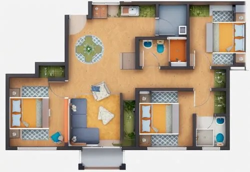 this floor plan shows all the living areas,floorplan home,habitaciones,house floorplan,an apartment,houses clipart,shared apartment,Anime,Anime,General