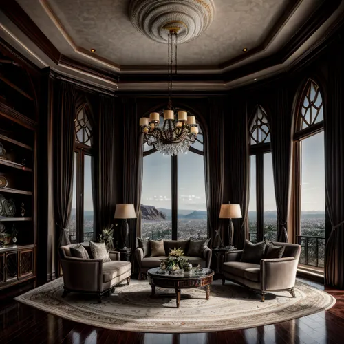 Zoom out 2x, Marble flooe, persian architecture, luxury furniture, Modern style, Featuring a peaceful living space, Dark Theme,realistic photo, Photography with clear details, detailed photography, --