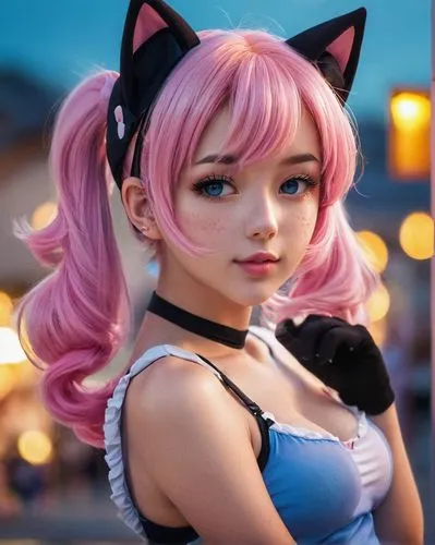 chibiusa,cat ears,mae,felicia,pink cat,kittani,Photography,General,Cinematic