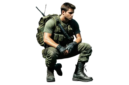 cargo pants,paratrooper,military person,patrol,mercenary,combat medic,png transparent,gi,kojima,squat position,cleanup,eod,ballistic vest,rifleman,steve rogers,vietnam veteran,png image,soldier,drone operator,grenadier,Conceptual Art,Sci-Fi,Sci-Fi 02