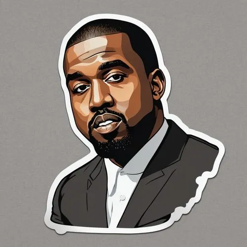 kayne,kanye,donda,yeezus,vector illustration,vector art,vector graphic,clip art 2015,ye,phone clip art,wests,vector image,northwest,clipart sticker,sticker,clip art,hiphopdx,stickers,hov,kanyapat,Unique,Design,Sticker