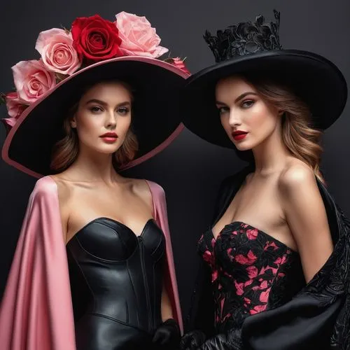 derivable,milliners,fashion dolls,millinery,chiffons,witches' hats,noblewomen,milliner,countesses,wild roses,burlesques,heiresses,foundresses,canonesses,gowns,coven,mannequins,sorceresses,witches,black hat,Photography,General,Fantasy