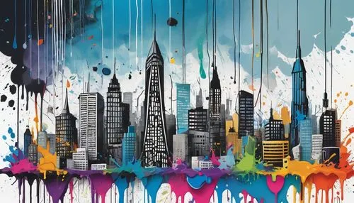 colorful city,graffiti splatter,graffiti art,cityscapes,spray paint,megacities,crayon background,background vector,city scape,city cities,urbanworld,megapolis,city skyline,art painting,paint splatter,grafite,world digital painting,splash paint,urbanized,colorful background,Conceptual Art,Graffiti Art,Graffiti Art 08