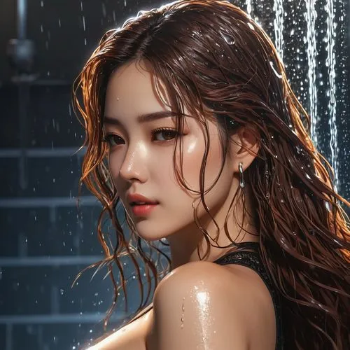 wet girl,wet,rain shower,spark of shower,nyeon,shower,qiong,woori,soju,hara,joo,haeri,qieyun,showerhead,junghyun,subin,in the rain,kahi,jiyun,seo,Photography,General,Fantasy