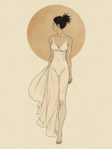 woman silhouette,rotoscoped,fashion sketch,art deco woman,oshun,dance silhouette