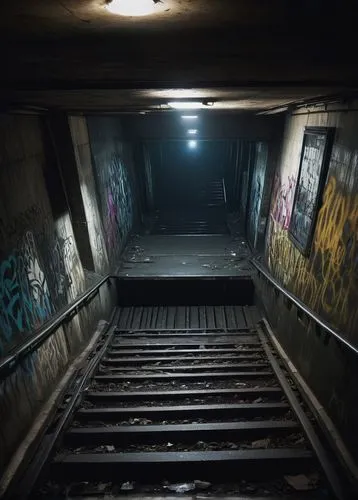 subway stairs,underground,underpass,underground car park,outlast,train tunnel,Conceptual Art,Fantasy,Fantasy 10