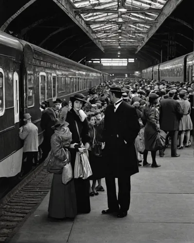 13 august 1961,the girl at the station,1952,1950s,french train station,the train station,waverley,vintage 1950s,train platform,husum hbf,stieglitz,passenger cars,early train,1965,disused trains,coaches and locomotive on rails,1940,passenger train,railway platform,old station,Illustration,Black and White,Black and White 17