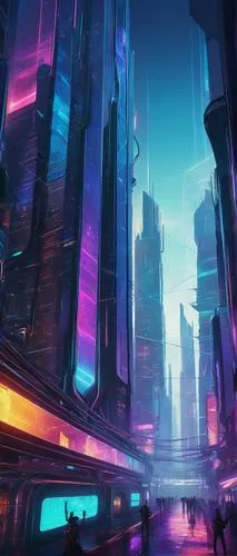 futuristic landscape,cybercity,cyberworld,cybertown,fantasy city,cyberport,cyberpunk,coruscant,cityscape,metropolis,arcology,cyberia,colorful city,futurist,scifi,futuristic architecture,futuristic,cyberscene,cyberspace,sedensky,Illustration,Retro,Retro 02