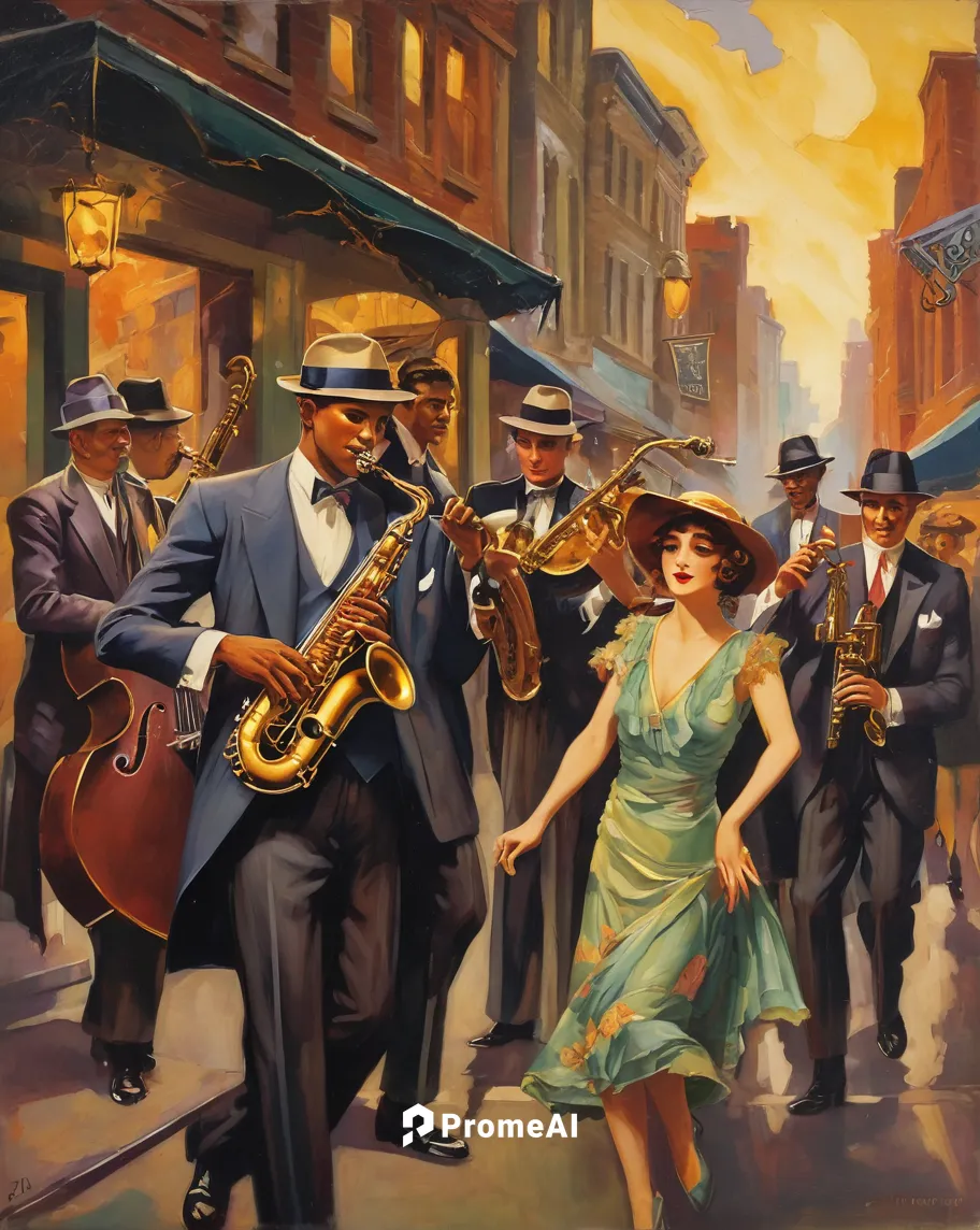 jazz in the 1920s and its influences on america,jazz,blues and jazz singer,man with saxophone,1950's,1950s,big band,saxophone playing man,50s,musicians,saxophonist,jazz singer,jazz club,desoto deluxe,