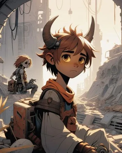 asura,tonko,genda,syaoran,tsunayoshi,badland,Illustration,Children,Children 01