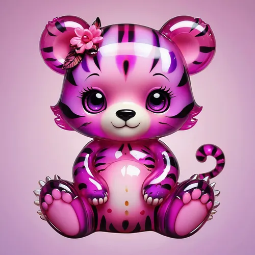 the pink panter,3d teddy,scandia bear,pink cat,deco bunny,zodiac sign leo,pink panther,pink vector,gummy bear,the pink panther,kyi-leo,cub,cute cartoon character,bonbon,dribbble,doll cat,hosana,kawaii panda,flower animal,tigerle,Illustration,Abstract Fantasy,Abstract Fantasy 10