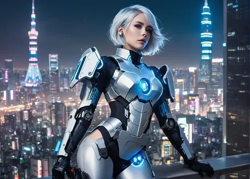 nova,silver,cosplay image,cyborg,symetra,hk,winterblueher,steel,sigma,cosplayer,electro,hong,silver blue,aqua,zero,ixia,metropolis,echo,venera,futuristic,Illustration,Japanese style,Japanese Style 06