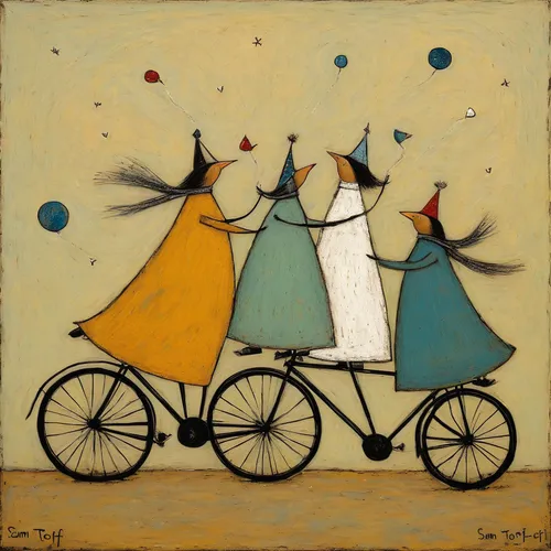 rickshaw,velocipede,three wise men,bicycle ride,carol colman,woman bicycle,blue pushcart,the three wise men,bicycles,the three magi,handcart,bike tandem,artistic cycling,christmas caravan,bicycling,dervishes,bicycle,three kings,camel caravan,cyclists,Art,Artistic Painting,Artistic Painting 49