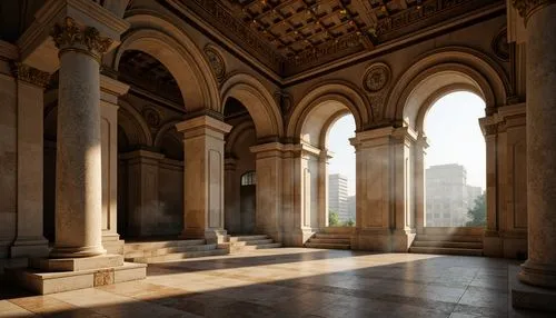 cloisters,louvre,the hassan ii mosque,louvre museum,theed,archly,sapienza,cloistered,cloister,columns,colonnades,boston public library,cathedrals,pillars,invalides,arcaded,colonnade,celsus library,chhatris,basilides