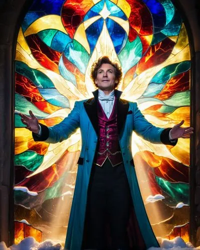 scamander,schikaneder,drosselmeyer,morrible,stained glass,the magician,Unique,Paper Cuts,Paper Cuts 08