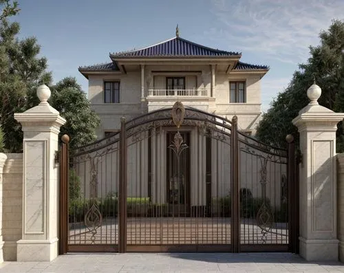 gated,front gate,landscape design sydney,bendemeer estates,landscape designers sydney,garden elevation,mansion,sursock,mansions,wood gate,palladianism,ornamental dividers,garden design sydney,luxury property,fence gate,private estate,house entrance,tori gate,luxury home,gates